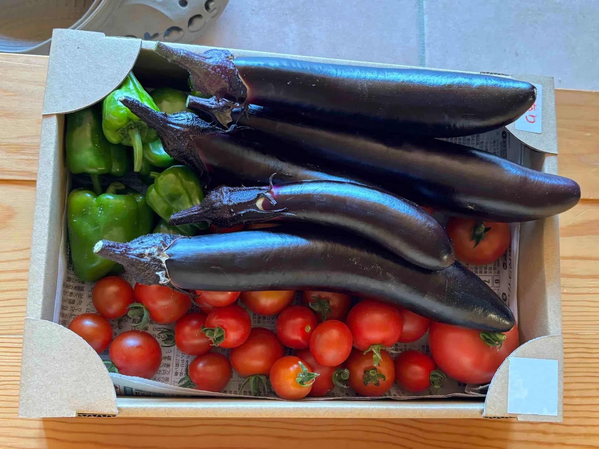 野菜の寄付
